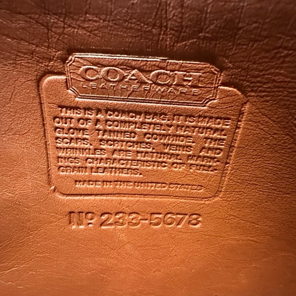 Vintage COACH No. 233-5678 Briefcase – Made in USA – Glove-Tanned Leather – - Picture 2 of 11